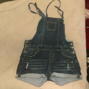 Overall Shorts